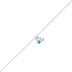 anchor, turquoise