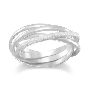 sterling silver multi bands wedding engagement anniversary ring friendship 