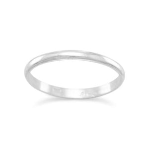 thin sterling silver band, wedding ring, stack ring, minimalist, anniversary, gift
