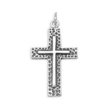 Load image into Gallery viewer, Textured Cross Pendant
